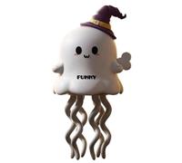 Dancing Ghost - Dancing Squid Baby Toy, Electric Music Crawling, Interactive Toy, Reacts to Obstacles, Features Smart Sensors, Musical Crawling for Kids Birthday, 2.52x1.81 Inches