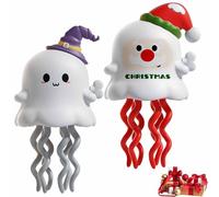 Dancing Ghost Toy - Interactive Crawling Wind-up Toy for Halloween & Christmas, Fun Mini Clockwork Ghost for Creative Family Entertainment and Birthday Gifts
