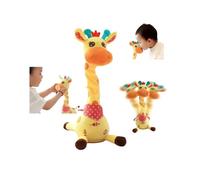 Dancing Giraffe Toy,Dances & Repeats What You Say, Glowing Musical Giraffes With 10 Children's Songs Gifts For Toddlers 1-3 Years, Baby Toy