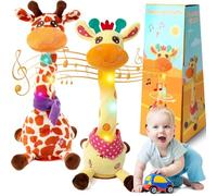 Dancing Giraffe Toy, Talking Singing Giraffe, USB Charging with Volume Control, Educational Recording Toy for Babies and Toddlers
