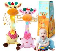 Dancing Giraffe Toy, Talking Singing Giraffe, USB Charging with Volume Control, Educational Recording Toy for Babies and Toddlers