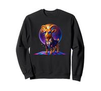 Dancing Goat Disco Ball Goats Lover Funny Party Farmers Sweatshirt