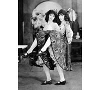 Dancing in sync Black and White Retro Photographic Card by Holy Mackerel Featuring a Vintage Photograph, Blank Inside for Your Message