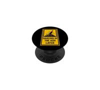 Dancing in the Ash Layer Volcanology Geologist PopSockets Adhesive PopGrip