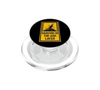 Dancing in the Ash Layer Volcanology Geologist PopSockets PopGrip for MagSafe