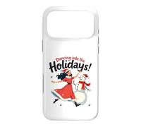 Dancing into the Holidays Princess Snowman Gift Men Women Case for iPhone 17 Pro Max