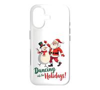 Dancing into the Holidays Santa Claus Snowman Gift Men Women Case for iPhone 17
