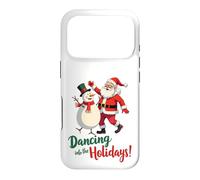 Dancing into the Holidays Santa Claus Snowman Gift Men Women Case for iPhone 17 Pro