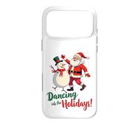 Dancing into the Holidays Santa Claus Snowman Gift Men Women Case for iPhone 17 Pro Max