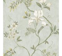 Dancing Iris Wallpaper Duck Egg Rasch 100128