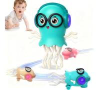 Dancing Jellyfish Baby Toy, Interactive Crawling Tummy Time Toy with Music & Lights, Magic Dancing Jellyfish for Boys & Girls, Fun Educational Gift & Office Desk Relax Toy (C)