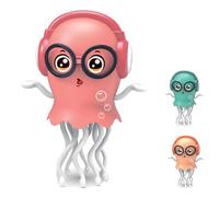 Dancing Jellyfish Toy for Interactive Relax, Electric Dancing Jellyfish Toy for Kids & Adults, Magical Electric Dancing Jellyfish Baby Toy with Led Light and Music red