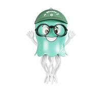 Dancing Jellyfish Toy, Magical Electric Dancing Jellyfish Baby Toy with LED Light and Music, Electric Universal Wheels, Crawling Musical Baby Supplies, Funny Jellyfish for Office Desk Decor (Green)