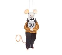 Dancing Judge Mouse Hanging Decoration