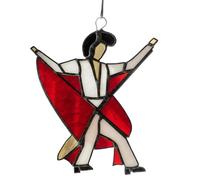 Dancing King Pattern - Aesthetic 2D Acrylic Wall Art Pendant | Ornaments for Window, Bohemian Acrylic Window Pendant for Bedroom Windowsill Balconies Doorways Wall Garden Yard Path
