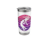 Dancing Kokopelli Southwestern USA Native American Symbol Stainless Steel Insulated Tumbler