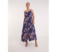 Dancing Leopard Sookie Split Dress Blue Multi-Coloured 12