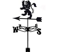 Dancing Lion Weather Vane Stainless Steel Weather Vane Handy Direction Indicator Measuring Tool Farm Scene Home Garden Crafts Ornament-Dancing Lion