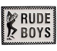 Dancing Man Ska Music Rude Boys Two Tone MOD Metal Enamel Badge