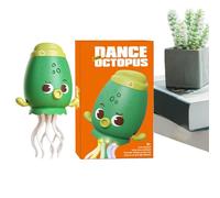 Dancing Music Toy - Dancing Singing Toy Octopus Shape | Light-up Animal Figure Interactive with Obstacle Avoidance for Floor Play Nursery Bedtime Daycare Easter Preschool Boys
