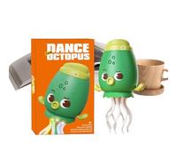 Dancing Music Toy - Electric Dancing Octopus with Music,Light-up Animal Figure Interactive with Obstacle Avoidance for Floor Play Nursery Bedtime Daycare Easter Preschool Boys