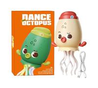 Dancing Music Toy, Light-Up Interactive Octopus Figure, Obstacle Avoidance Smart Pet, Fun Floor Play Toy for Nursery Daycare Bedtime Easter Preschool Boys Toddler Kids Learning Use 7.87x4.53x3.35in