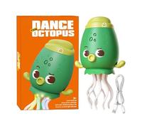 Dancing Music Toy, Light-Up Interactive Octopus Figure, Obstacle Avoidance Smart Pet, Fun Floor Play Toy for Nursery Daycare Bedtime Easter Preschool Boys Toddler Kids Learning Use 7.87x4.53x3.35in