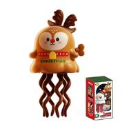 Dancing Octopus Toy - 4.06x2.6x2.6inch Wind-Up Baby Squid for Babies, Sensory Interactive Play with with Christmas Design, Fun Movement Games for Birthday, Easter, Holiday, Boys and Girls