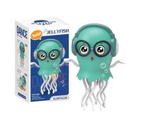 Dancing Octopus Toy - ABS, Crawling Jellyfish Tummy Time Toy, Motion Control | Identify Obstacles Dancing Crawling Jellyfish, Sensory Crawlings Toys For Kid's Children's Room