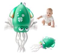 Dancing Octopus Toy,Dancing Squid Toy,Electric Crawling Octopus Toys with LED Light & Music,Automatic Obstacle Avoidance Crawling Toys for 3 4 5 6 Year Old Kids Boys Girls Birthday Gifts (Green)
