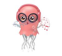 Dancing Octopus Toy - Smart Electric Crawling Octopus | Interactive Electric Music Toy for Kids Toddler Children Room Home Playroom Early Learning Entertainment, 10.2x11.2x20.6cm Green Pink Orange