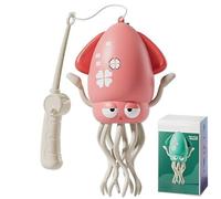 Dancing Octopus Toys, Funny Octopus Toy with Dynamic Sound and Light, Walking Dancing Moving Octopus, Interactive Hypnotic Twisting, Obstacle Avoidance, and Simulated Fishing Toys for Kids (Pink)