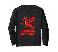 Dancing On The Edge Rugby Red Dragon Long Sleeve T-Shirt