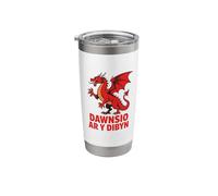 Dancing On The Edge Rugby Red Dragon Stainless Steel Insulated Tumbler