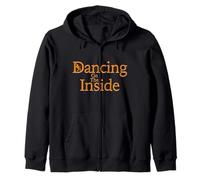 Dancing on the Inside, Tango Jive Flamenco ballroom ballet Zip Hoodie