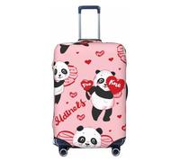 Dancing Panda Elastic Travel Luggage Cover Suitcase Protector, Print Suitcase Baggage Cover Anti-Scratch