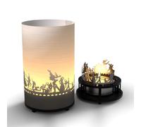 Dancing Premium Gift Box Candle - Mesmerizing Shadow Play of Dance Motifs - Perfect Home Decor & Gift - Tango, Waltz, Rock'n'roll & More
