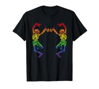 Dancing Pride Skeletons Value Graphic T-Shirt