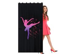 Dancing Privacy Curtains - Privacy Screens, 59" x 31.5" Portable Changing Room Accessories Backstage Dance Camping