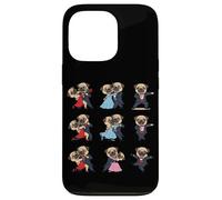 Dancing Pug Ballroom Tango Salsa Dog Lover Case for iPhone 13 Pro