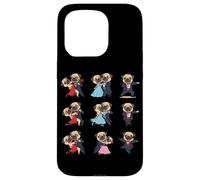 Dancing Pug Ballroom Tango Salsa Dog Lover Case for iPhone 15 Pro