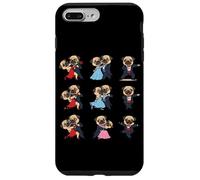 Dancing Pug Ballroom Tango Salsa Dog Lover Case for iPhone 7 Plus/8 Plus
