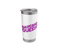 Dancing Queen 70s Disco Retro Script Stainless Steel Insulated Tumbler