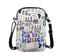 Dancing Queen Cross Body Bag Thank You For The Music Messenger Bag Mamma Musical Carry On Bag Mamma Fans Gift (The Music Cross Body)