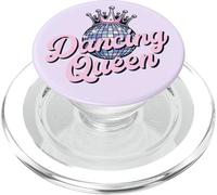 Dancing Queen Crowned Disco Ball PopSockets PopGrip for MagSafe