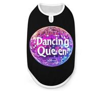 Dancing Queen Dog Shirts Pullover Pet Vest T-shirts for Small Medium Dogs & Cats