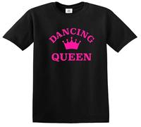 Dancing Queen Kids T-Shirt Funny Girls Dancer Gift Present Novelty Top Tee(Black,9-11 Years)