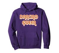 DANCING QUEEN Vintage Large Print w/Shadow 1970's Pullover Hoodie