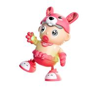 Dancing Rabbit Toy- Musical Toys,programmable Robot Tooys ABS Puzzlee Smart Roboot Captivating Lights Dynamic Movements, Puzzle Enlightenment Dancingg Robott Wear-resistant And Smooth With No Burrs