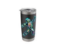 Dancing Robot Dance Party Machine Stainless Steel Insulated Tumbler